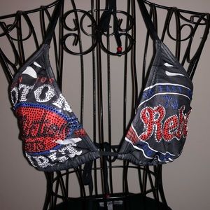 Affliction Bikini Top Size Small